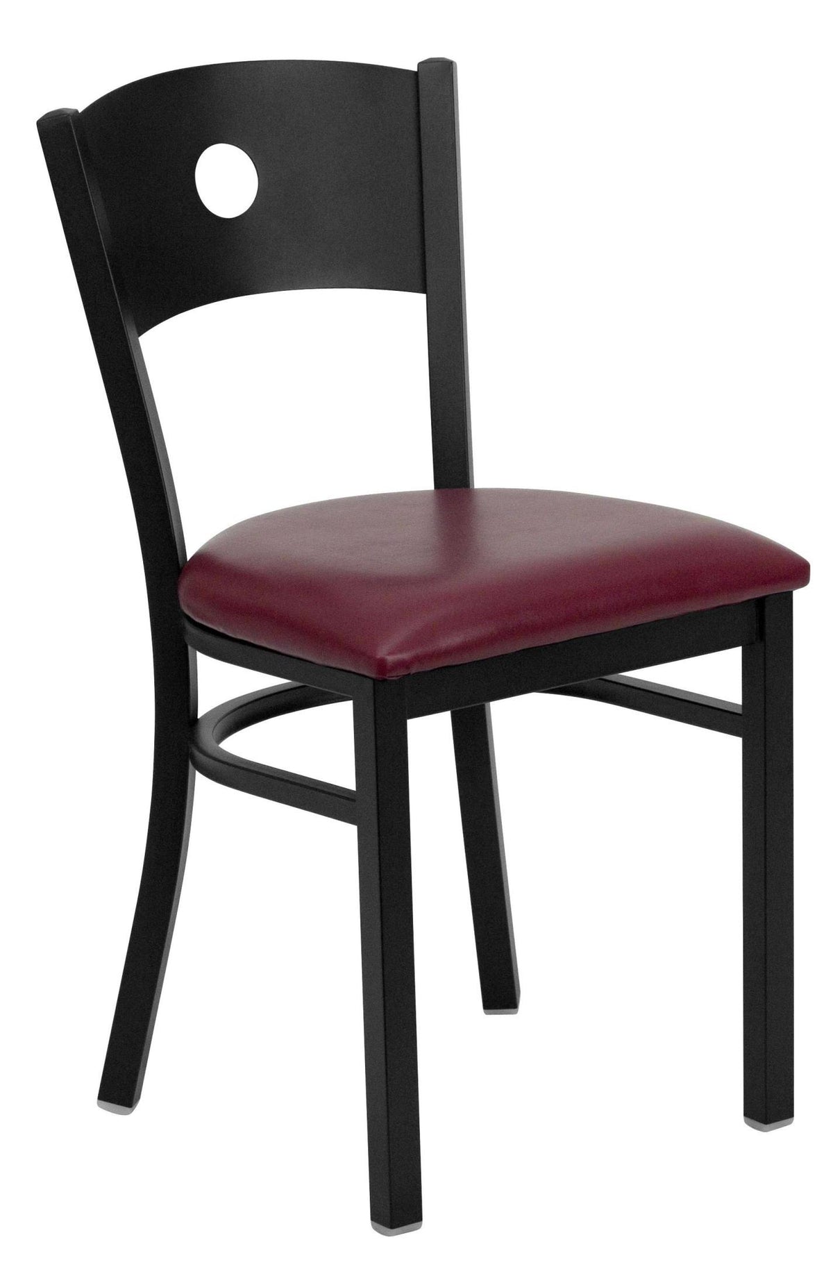 Black Metal Restaurant Chair P240