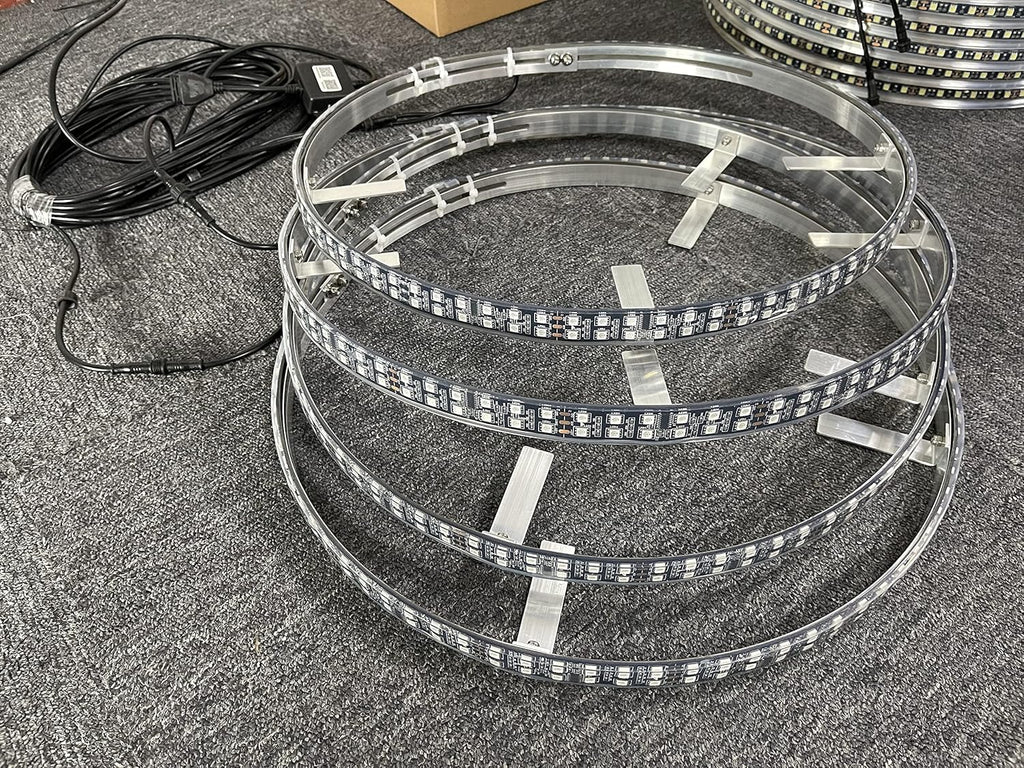 17.5'' Double Row LED Wheel Ring Light IP68 Bluetooth N79896