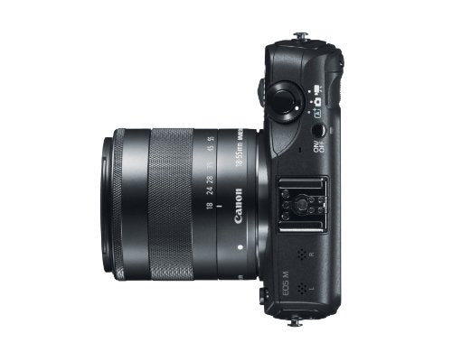 Black 18.0 MP Compact System Camera with 3.0-Inch LCD and EF-M22 STM Lens X855219