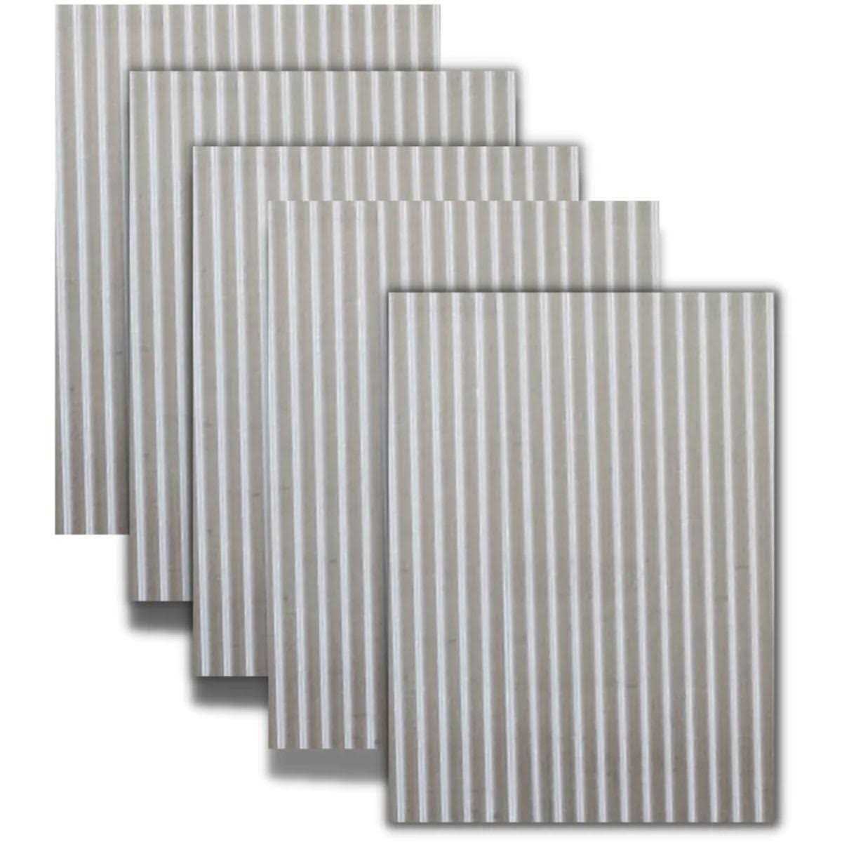 24W x 36H Corrugated Metal Wainscoting Panel T52775