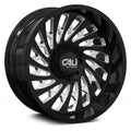 Gloss Black/Milled 20x9 5-139.7 0mm 87.1mm Wheels Z52531