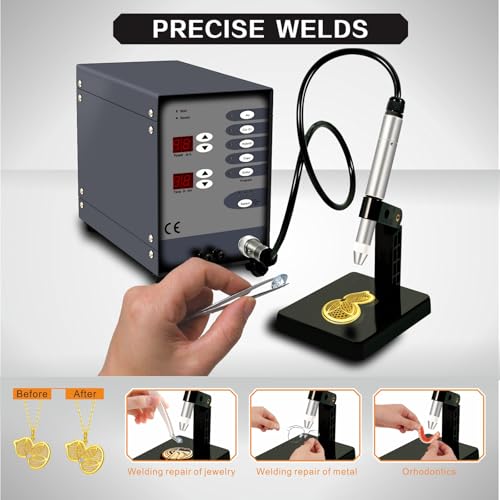 100A Pulse Arc Spot Welder Kit for Gold Silver Welding U740408