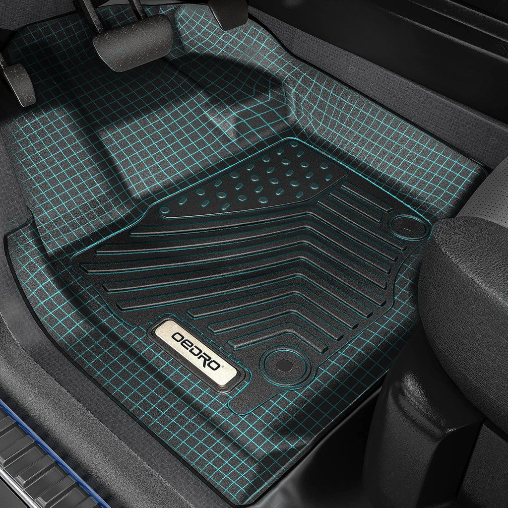 Black 3 Row Floor Mat Liner Set F51436