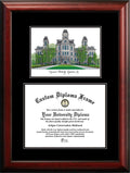 14 x 11 in. Satin Mahogany Diploma Frame S30360