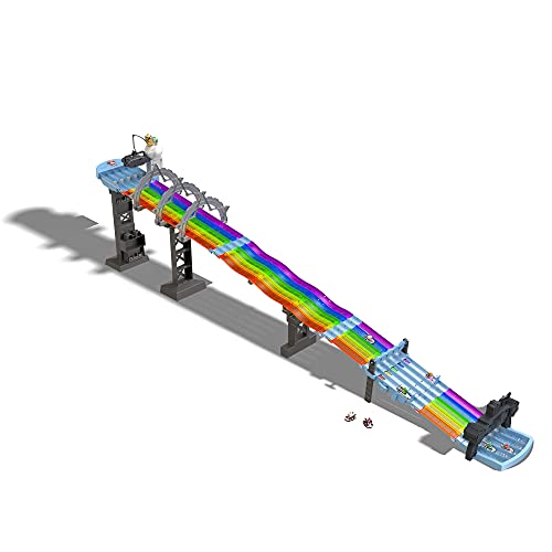 8-Foot Track Set with Lights & Sounds & 2 1:64 Scale Vehicles W4574