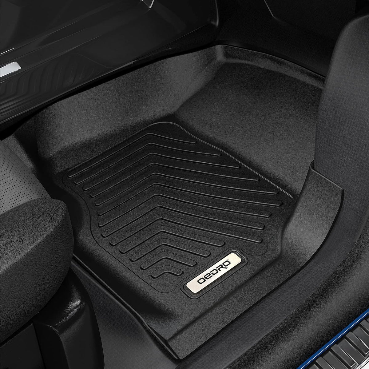 Black 3 Row Floor Mat Liner Set F51436