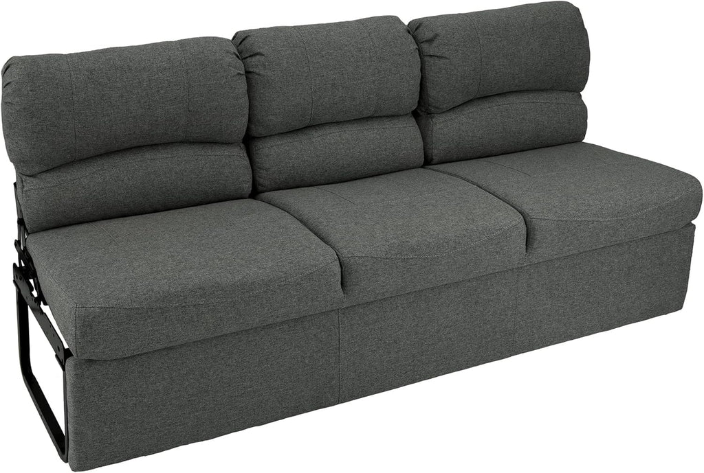 72 RV Jackknife Sleeper Sofa with Drop-Down Console Cloth Fabric G46869