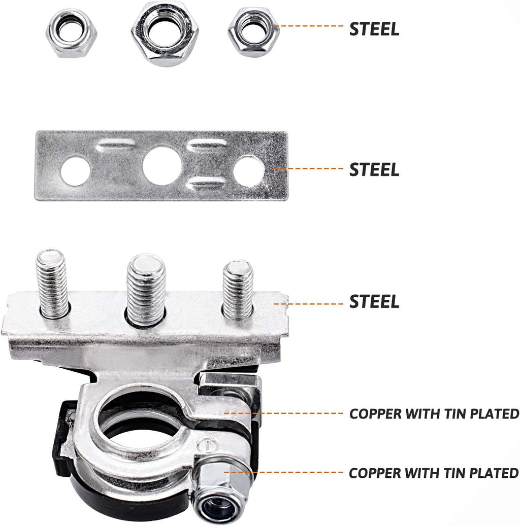Battery Terminal Connectors with Copper Plate P6546
