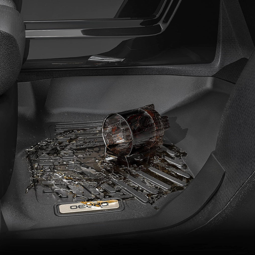 Black 3 Row Floor Mat Liner Set F51436