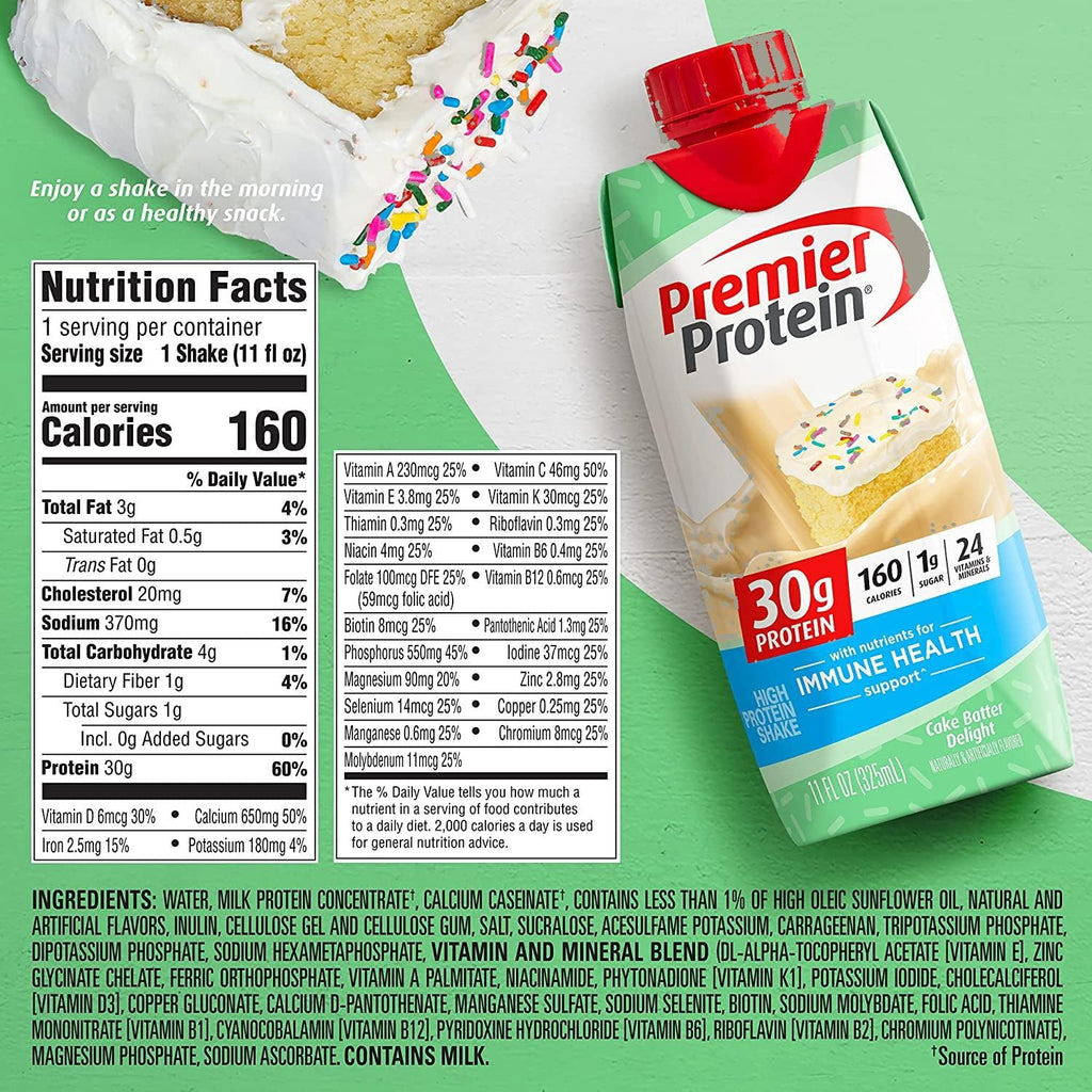 11 Fl. Oz Each Variety Sampler Pack of Protein Shakes (12 Pack) P6926