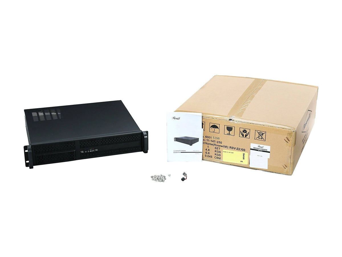 2U Metal Rackmount Server Case with 5 Bays S955902
