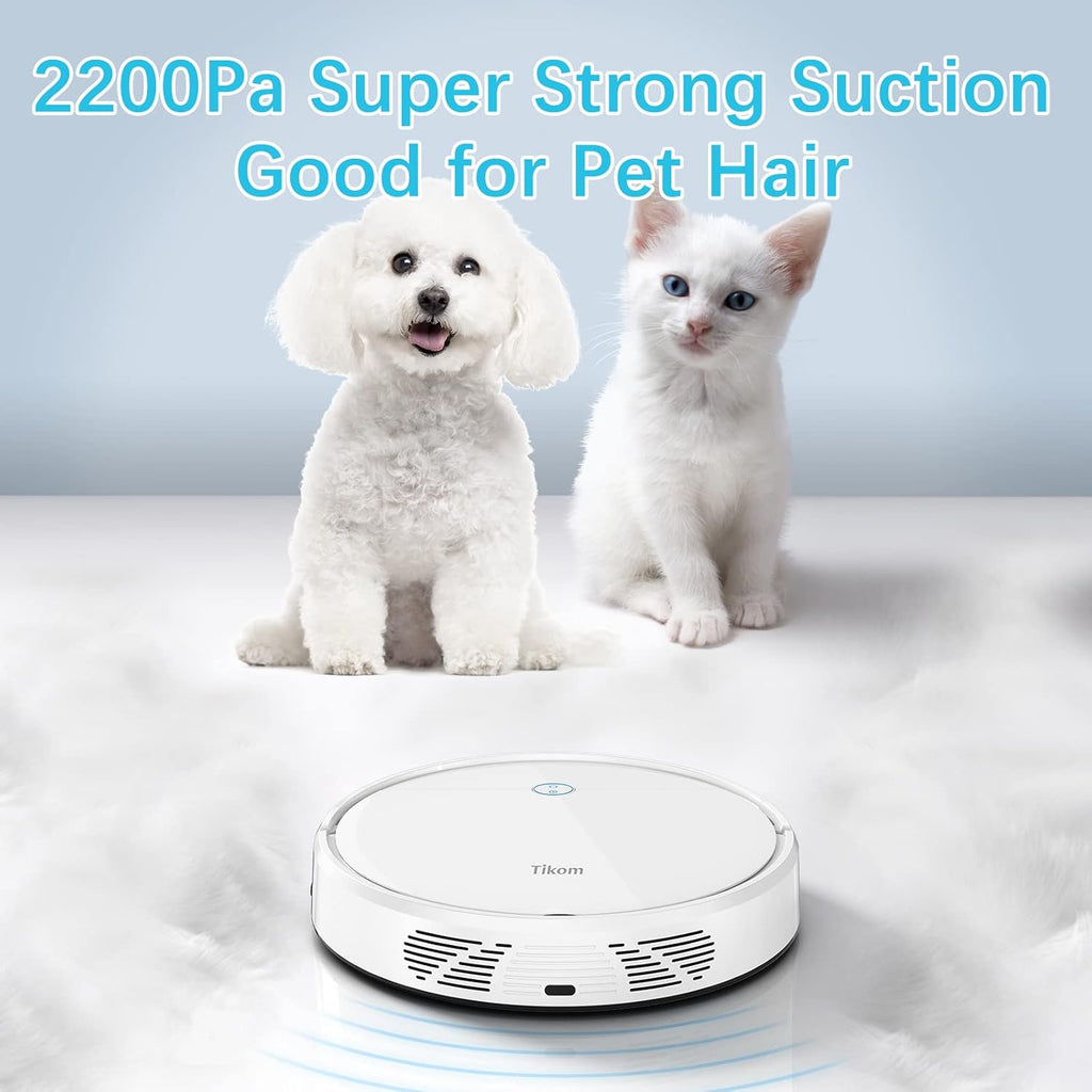 2200Pa Suction Self-Charging White Robot Vacuum Q220344
