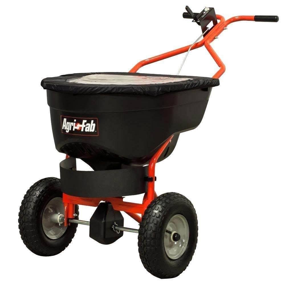 130 lb Push Broadcast Salt Spreader Q89828
