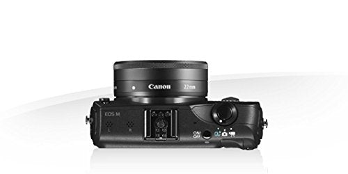 Black 18.0 MP Compact System Camera with 3.0-Inch LCD and EF-M22 STM Lens X855219