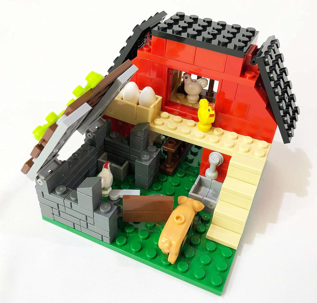 160 Piece Model with Animals Q62490