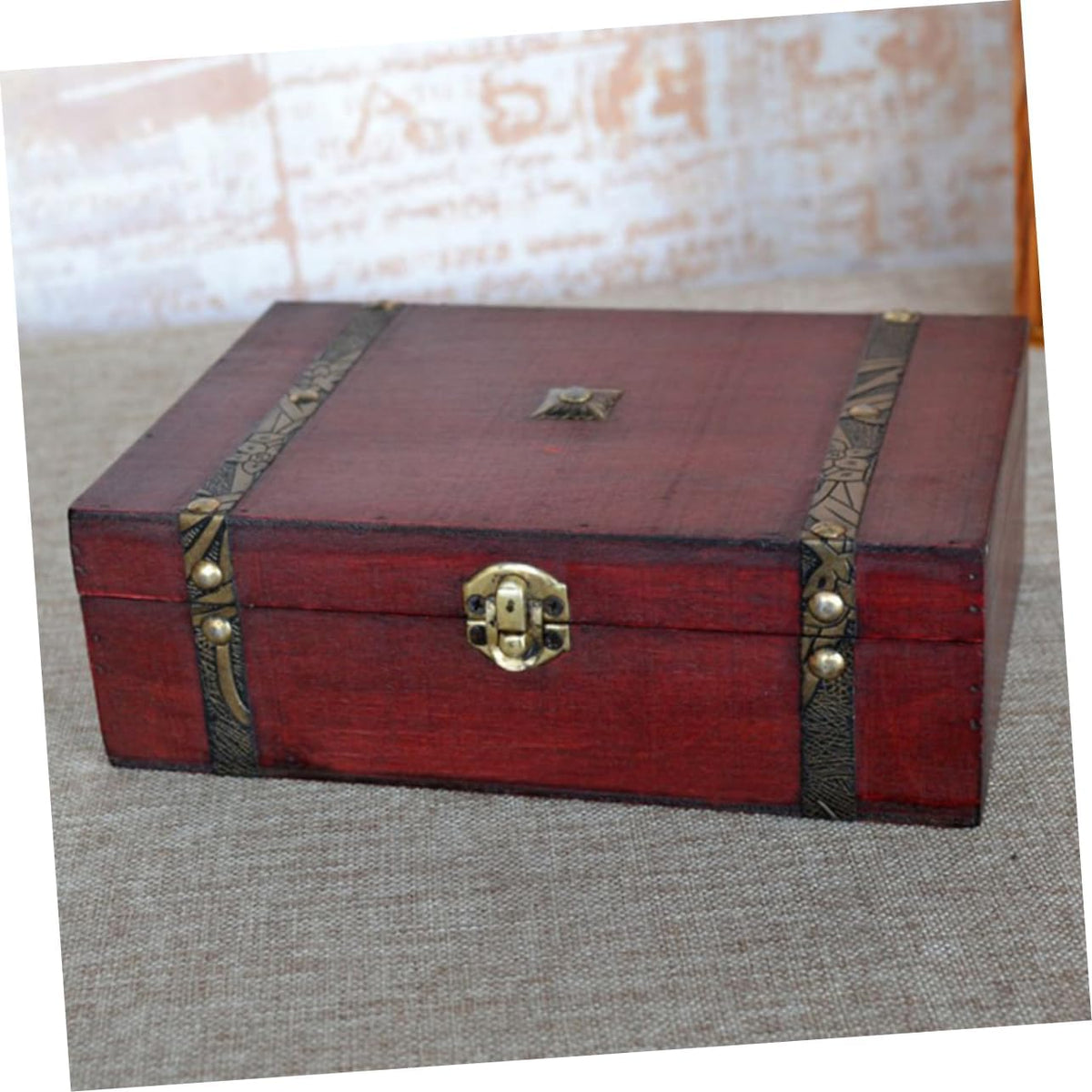 2pcs Wooden Storage Chest Box A2604