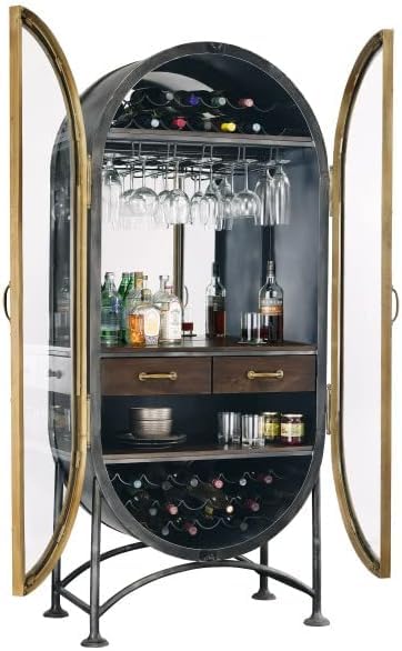 Black Wine & Bar Cabinet B93126