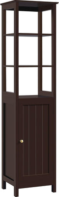White 3 Tier Wooden Bathroom Floor Cabinet K79447