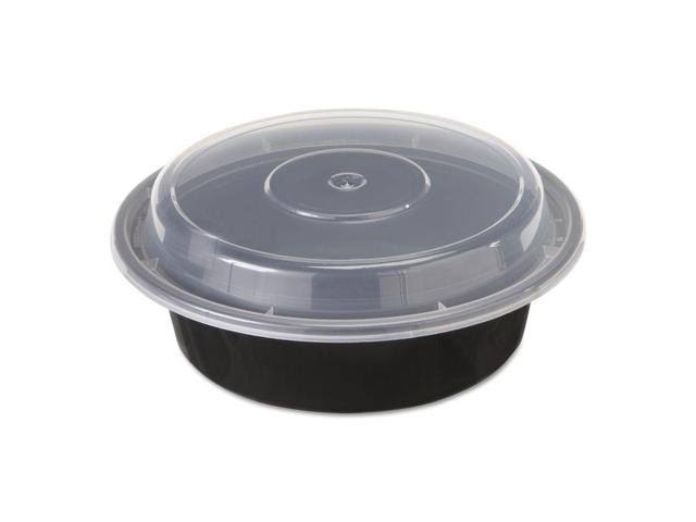 Black/Clear 12oz VERSAtainers, 150/Carton E10669