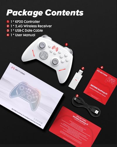 Wireless Controller with TMR Joysticks & Hall Triggers K97446