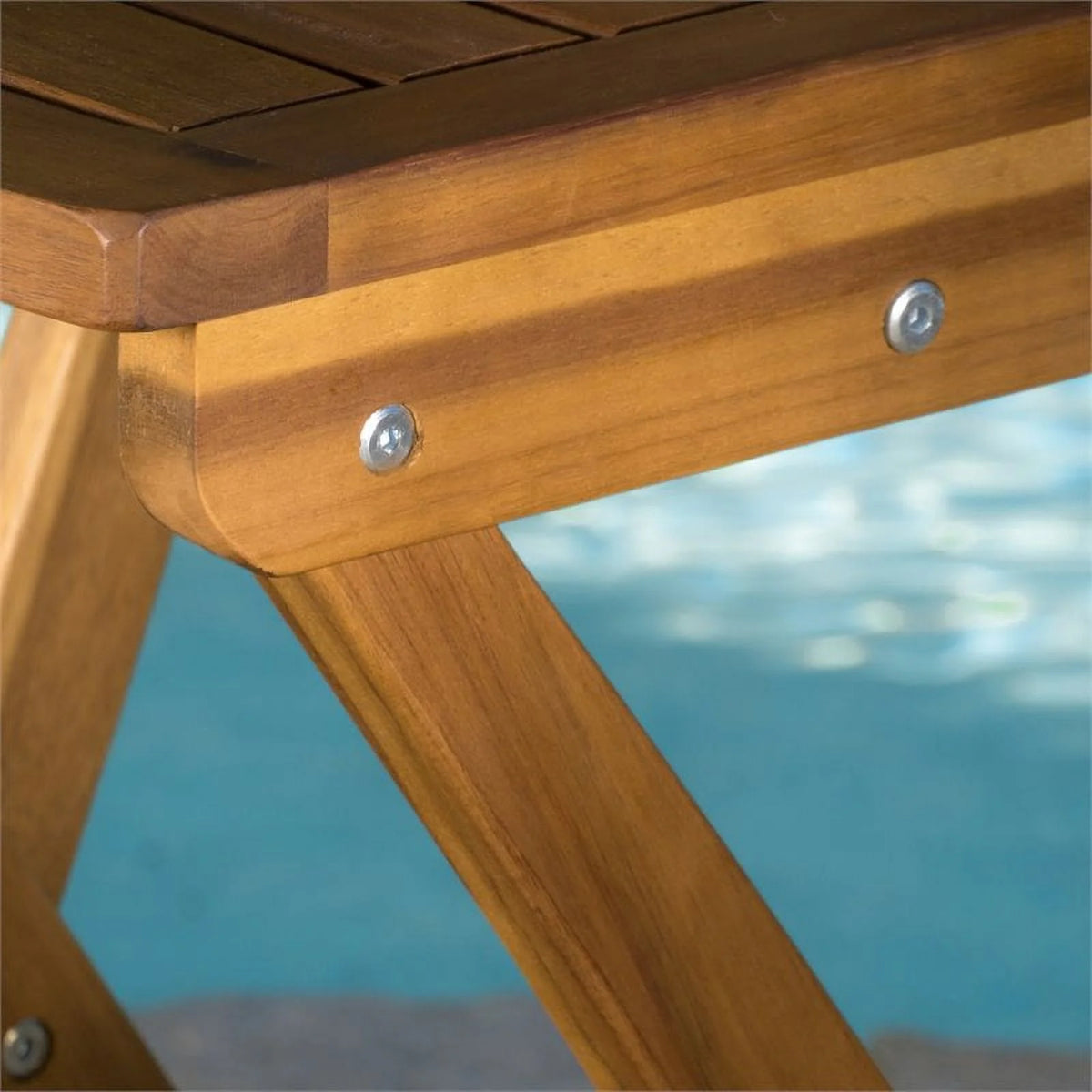 Foldable Outdoor Wood Barstool Set O609