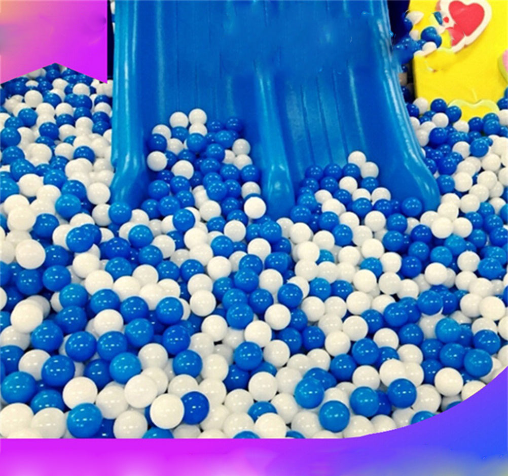 10pcs White Blue Soft Plastic Ocean Ball Baby Swim Pit Toy 7cm G645861