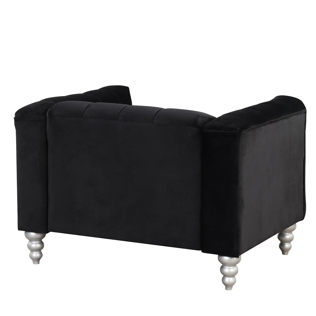 Modern Sofa with Solid Wood Legs E871871