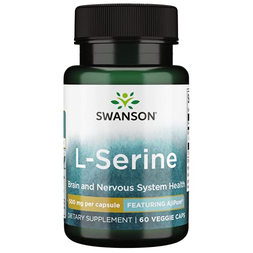 L-Serine 500 mg 60 Veggie Capsules I4991