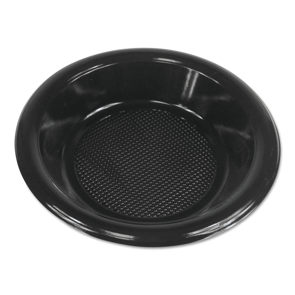 Black 10-12 oz Plastic Bowl, 1000/Carton Y686