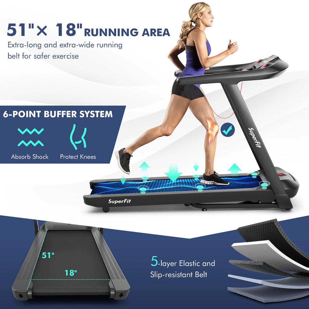 4.75HP Folding Treadmill M92013