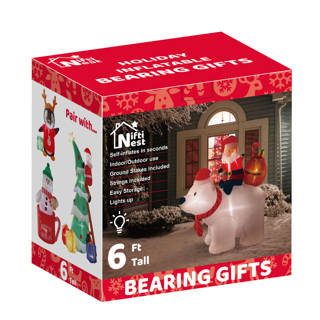 6' Outdoor Christmas Yard Inflatable E980626