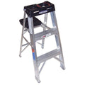 3 ft Aluminum Stepladder, 300 lb Capacity B923164