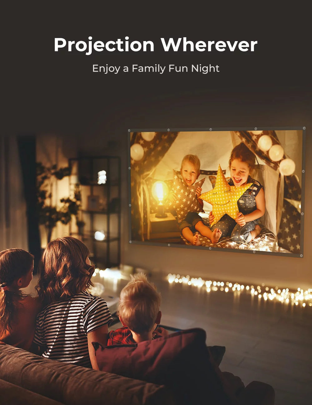 120 inches 16:9 Portable Projection Screen J482529
