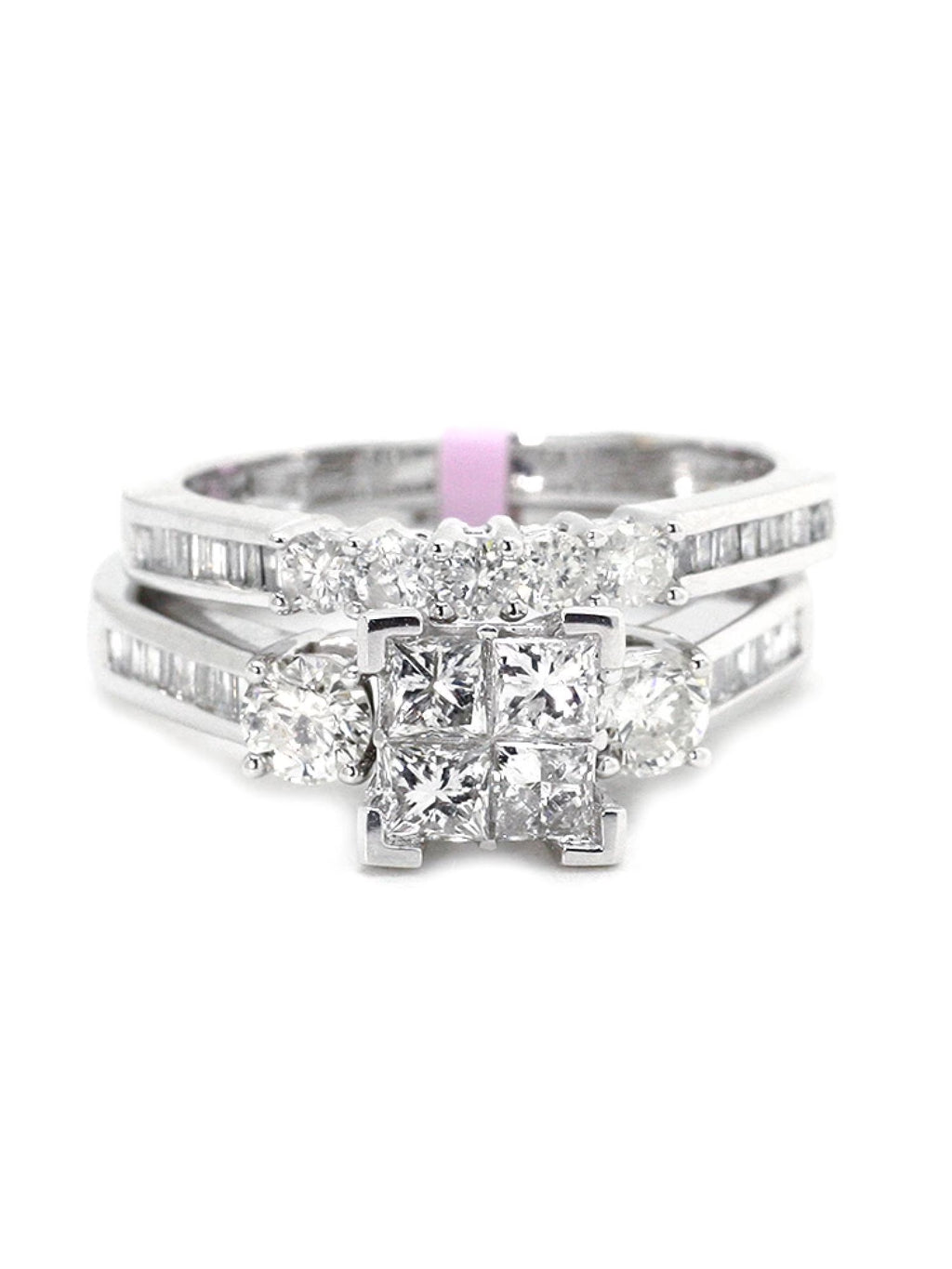 Princess Cut Diamond Engagement Ring Z913