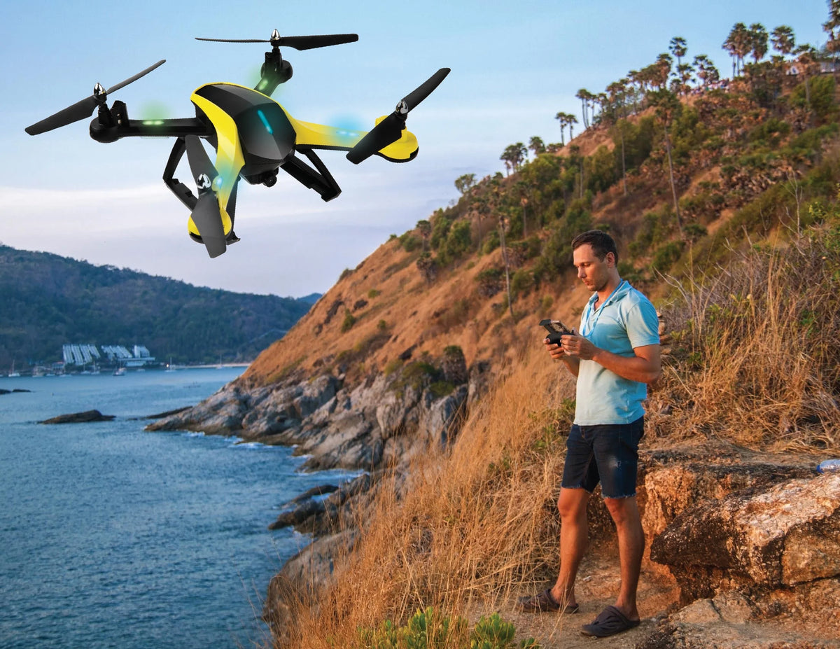 Black and Yellow Aerial Camera Drone Z227