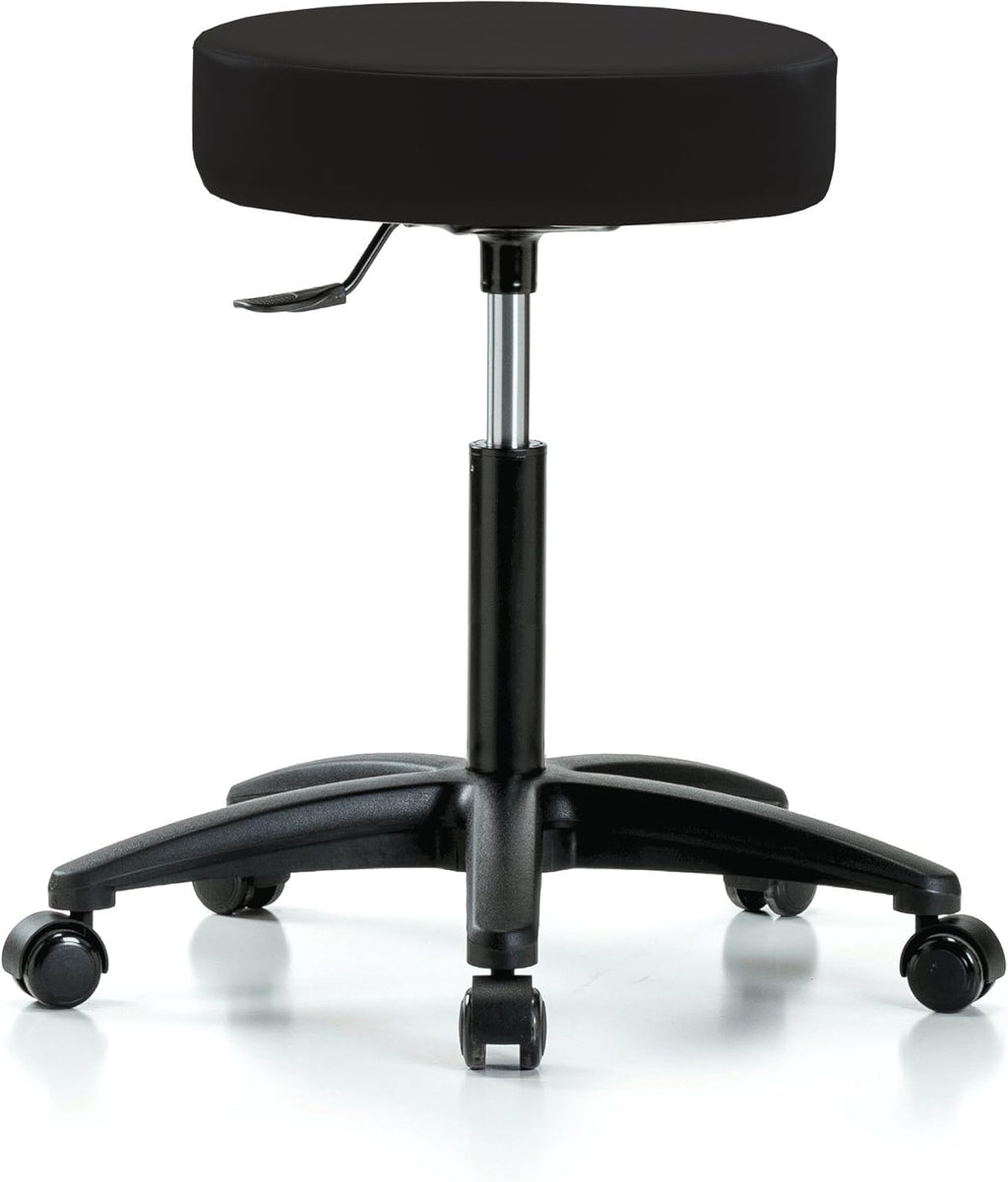 Rolling Swivel Stool with Foot Ring, Counter Height, Cinder Fabric Y6930