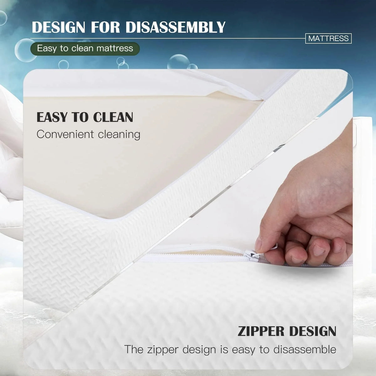 Twin Size Medium Firm Foam Mattress L734