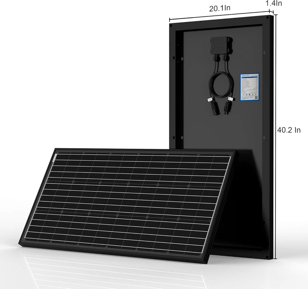 300 Watt Monocrystalline Solar Panel Kit with 30A MPPT LCD Charge Controller Y88393