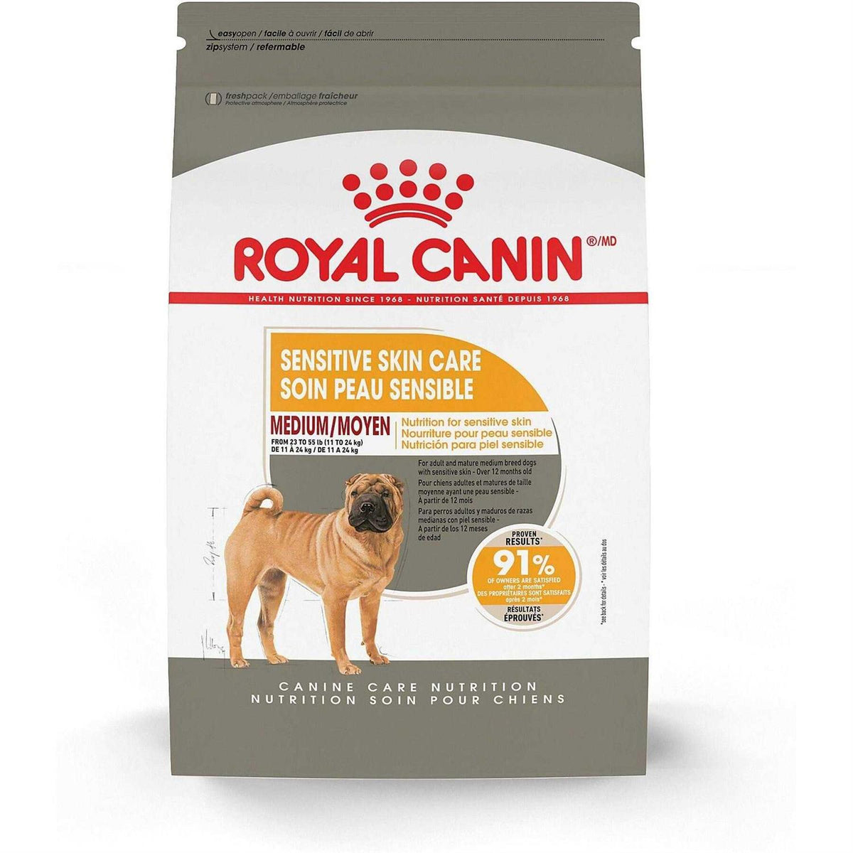 Adult Medium Sensitive Skin Care Dry Dog Food N36099