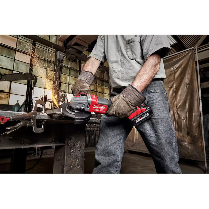 18V Brushless Cordless 4-1/2 in./6 in. Grinder and Hammer Drill T869