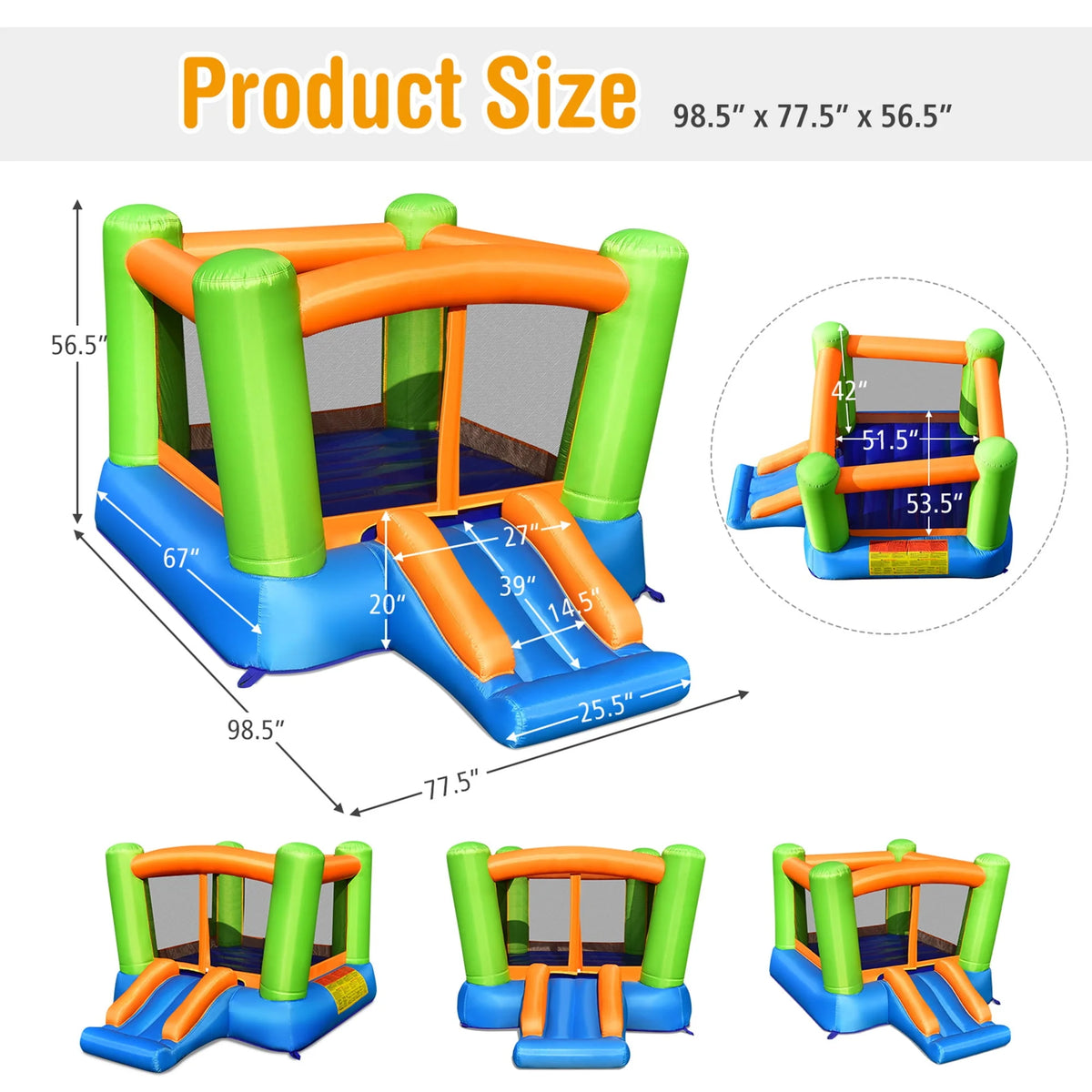 Inflatable Bounce House Kids Playhouse W831
