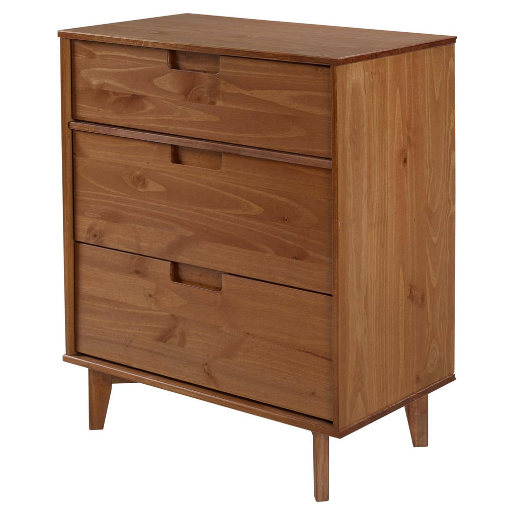 Caramel 3 Drawer Dresser D424