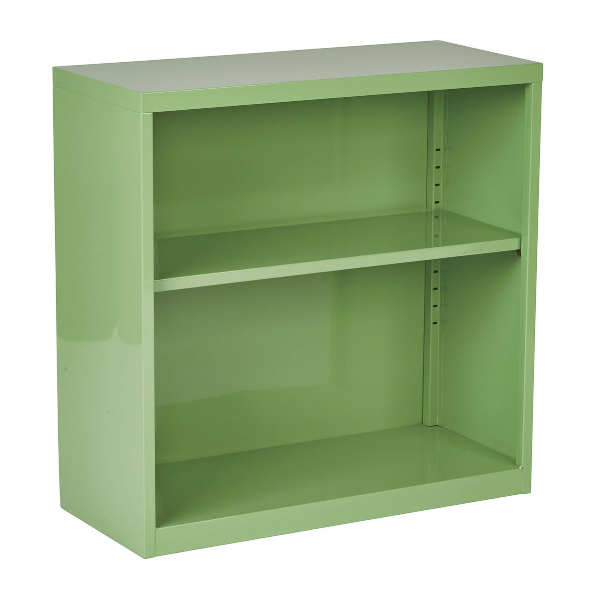 White Metal Bookcase C71916