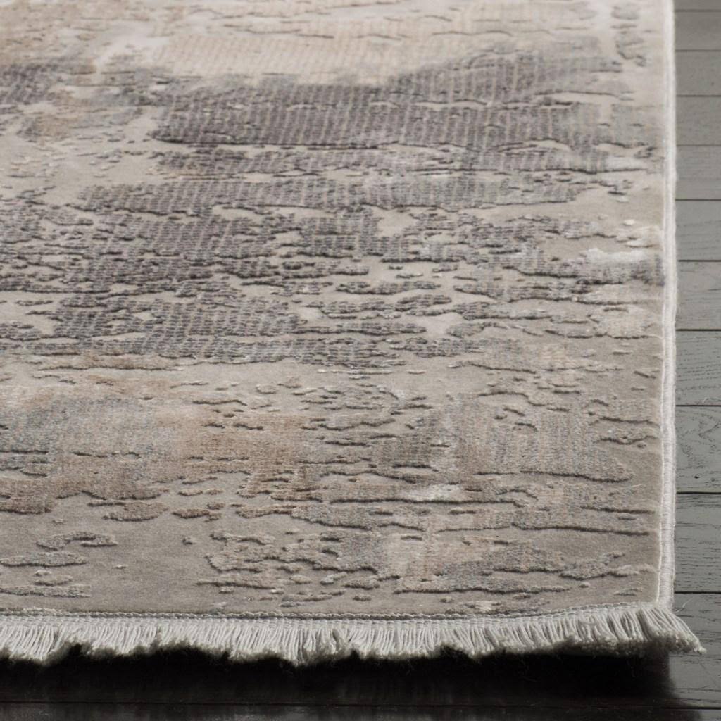Beige / Brown Runner Rug L12022