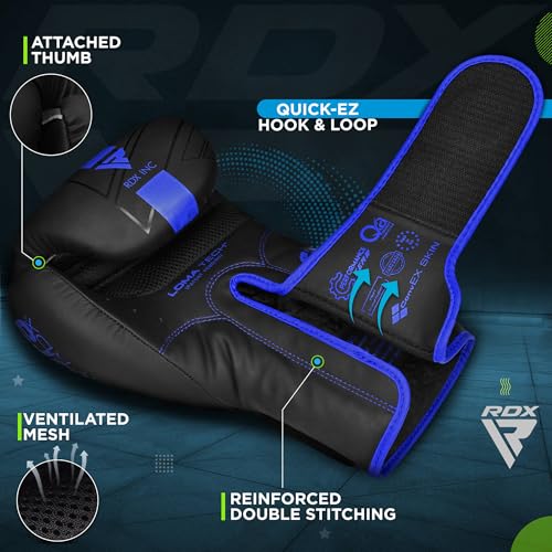 Kids Boxing Gloves Muay Thai Leather Training Mitt I4844