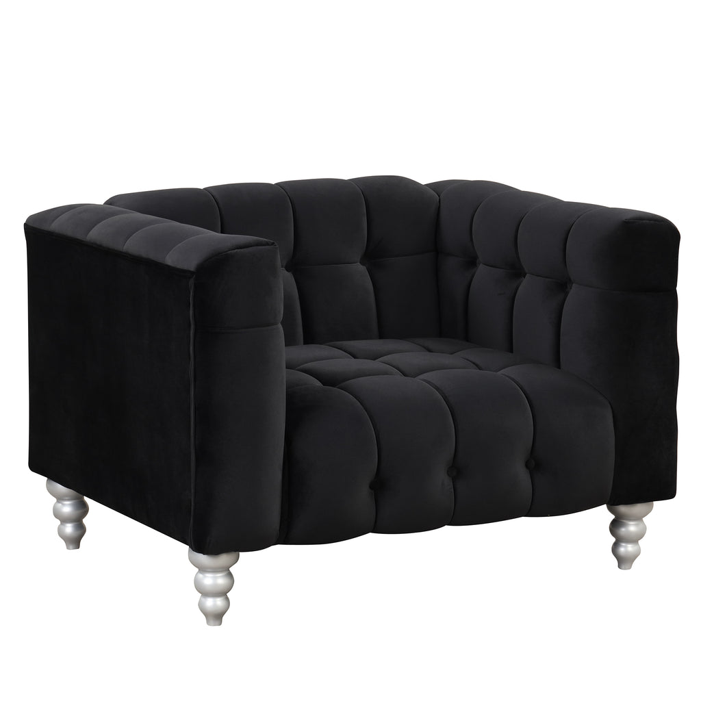 Modern Sofa with Solid Wood Legs E871871