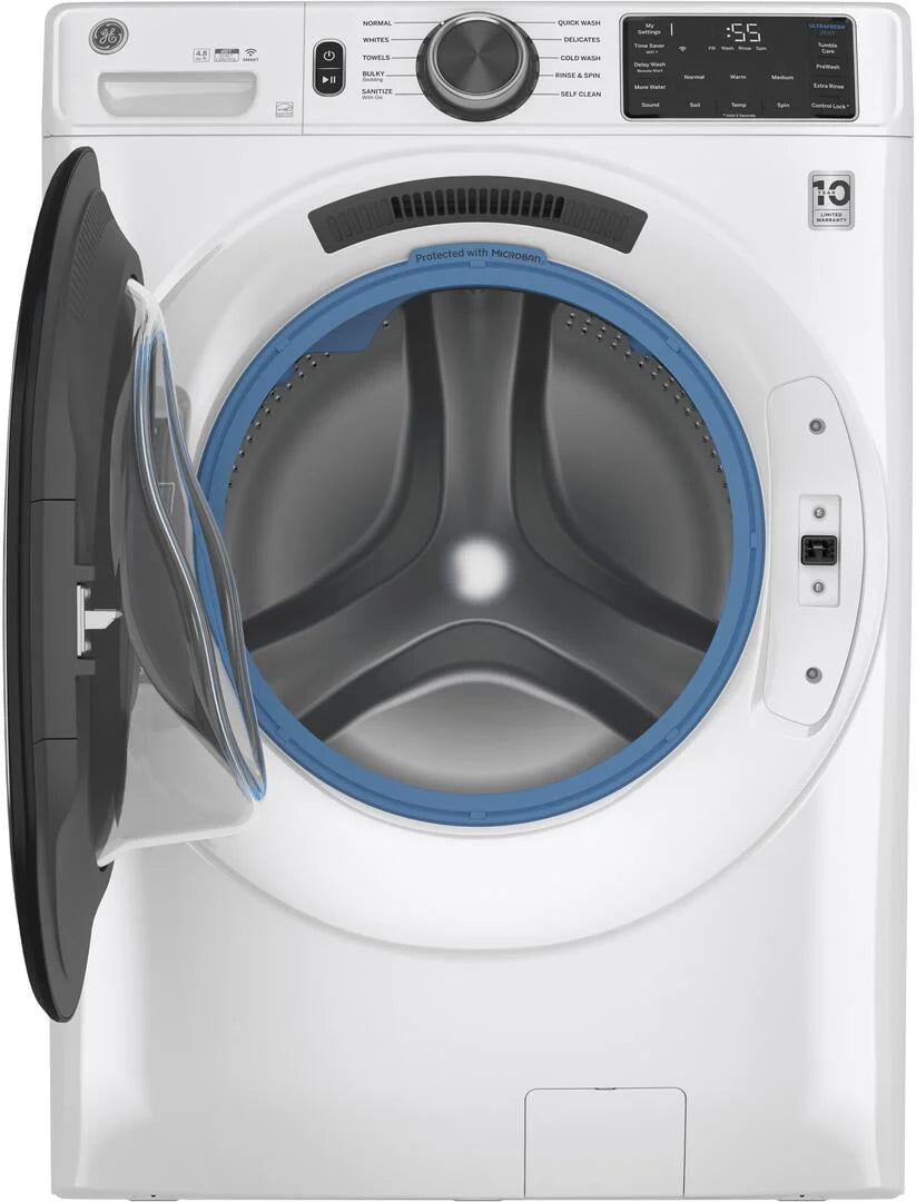 White 4.8 Cu Ft Front Loading Washer E948