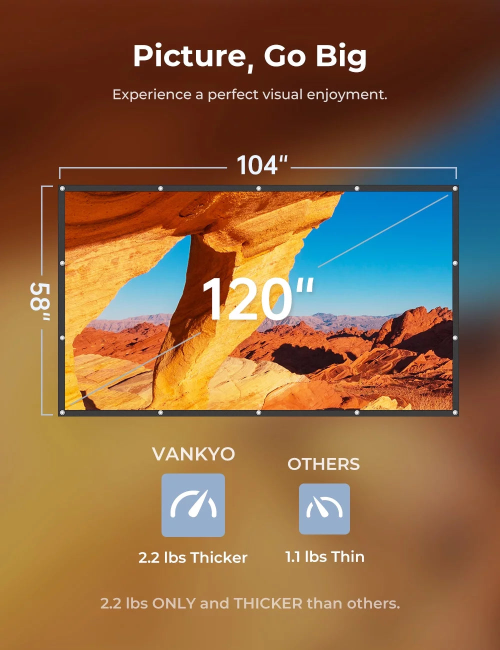 120 inches 16:9 Portable Projection Screen J482529