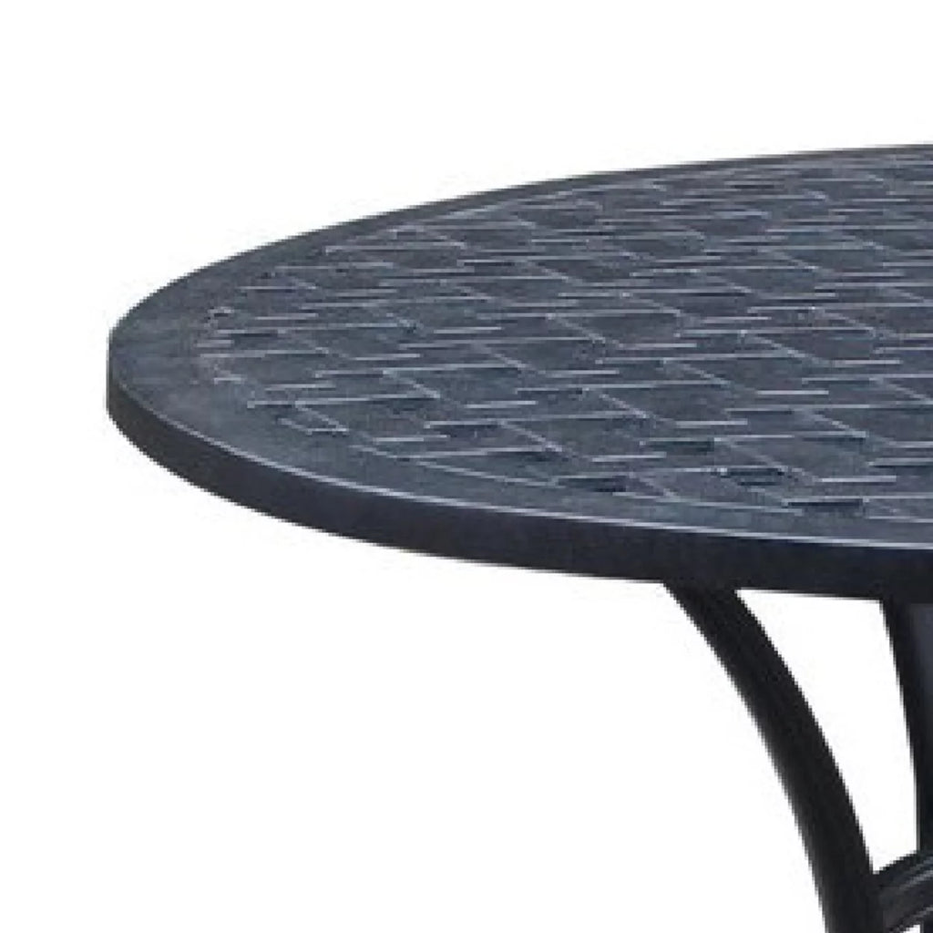 42" Aluminum Round Bar Table with Umbrella Hole N66546