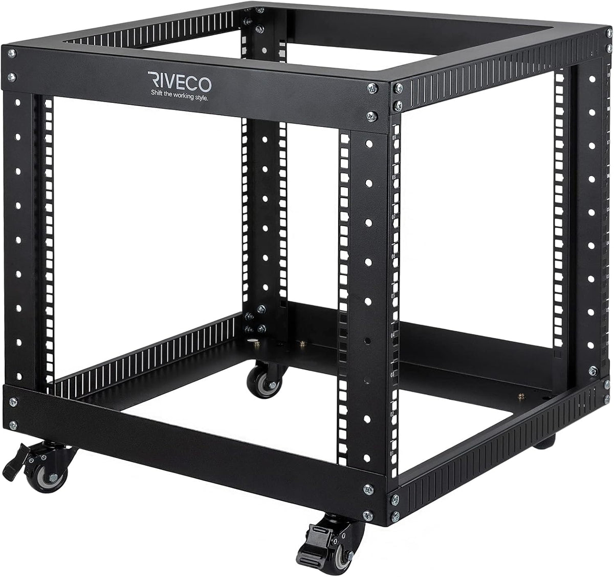 9U Open Frame Server Rack with Casters Y42103